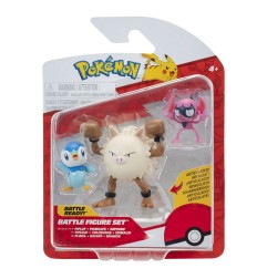 Pokémon - Pack 3 figurines First Partner Battle Figure Set Grimalin, Tiplouf & Colossinge