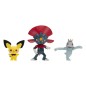 Pokémon - First Partner Battle Figure Set Figure 3-Pack Pichu, Machop, & Weavile