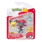 Pokémon - First Partner Battle Figure Set Figure 3-Pack Pichu, Machop, & Weavile