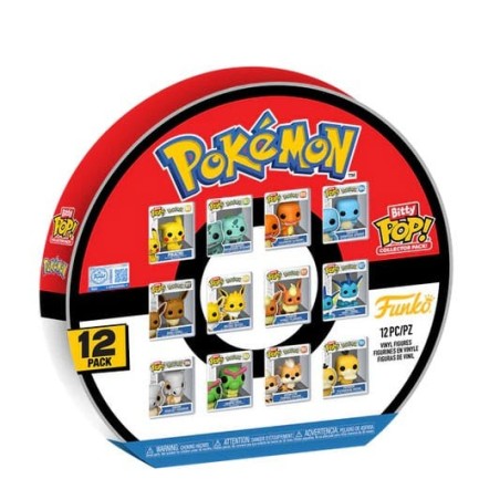 Pokémon - Collector Pack 12 figurines Pokémon Bitty POP! 2,5 cm