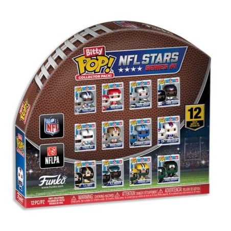 NFL - Bitty POP! Vinyl Figure Multipack 2,5 cm Display (12)