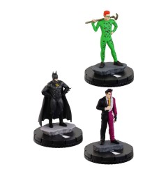 DC Comics - Pack 3 Figurines DC HeroClix Iconix: Batman Forever