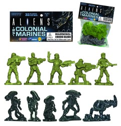 Alien - Pack 10 figurines Army Men Zombies 5 cm
