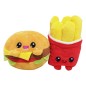 Other - Yummis Together Plush Figures 2 Pack Burger & Fries in Take Away Bag 21 cm