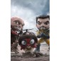 Marvel - Set Figurines Mini Co. Deadpool et Wolverine Unmasked 14 cm
