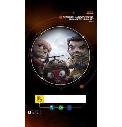 Marvel - Set Figurines Mini Co. Deadpool et Wolverine Unmasked 14 cm