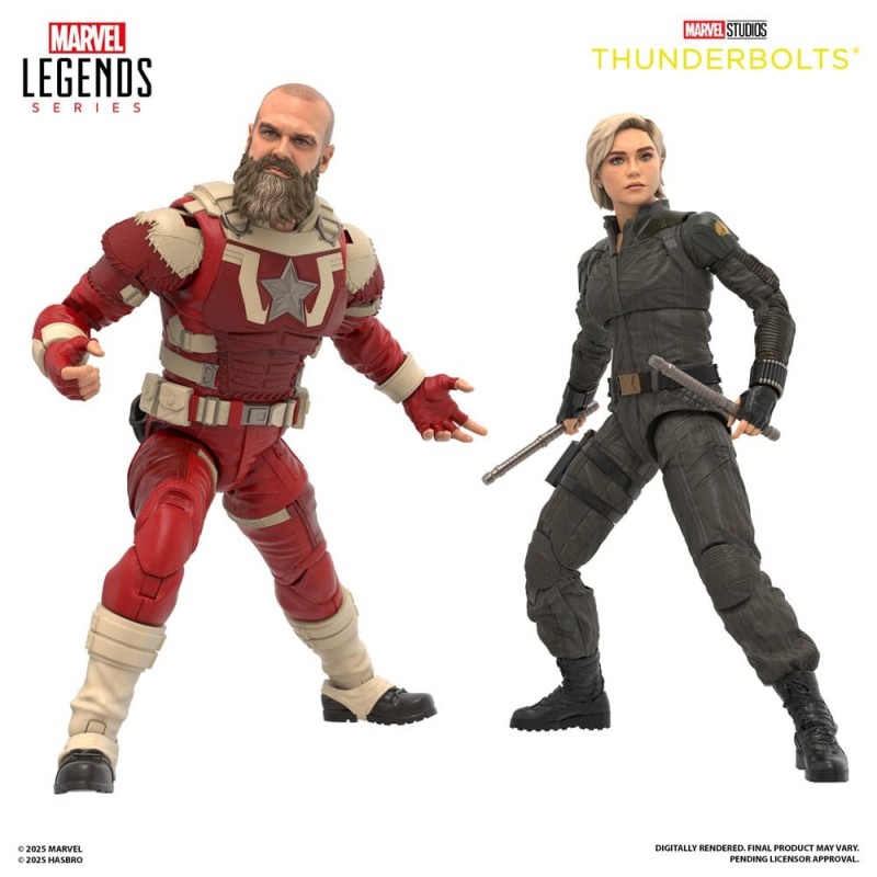 Marvel - Thunderbolts  Legends Action Figure 2-Pack Yelena Belova & Red Guardian 15 cm