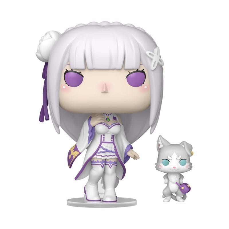 Re:Zero - POP!&Buddy Animation Vinyl Figures Emilia w/Puck 9 cm