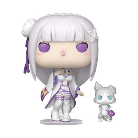 Re:Zero - POP!&Buddy Animation Vinyl Figures Emilia w/Puck 9 cm