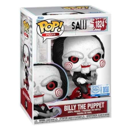 Saw - Figurine POP! Plus Billy sur son Tricycle Exclusive Edition 9 cm