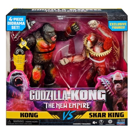 Godzilla - X Kong: The New Empire Diorama 2-Pack Kong vs Skar 15 cm