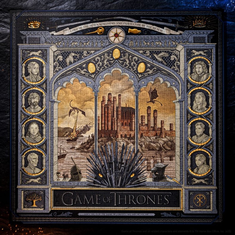 Game of Thrones - Puzzle multidimensionnel Game of Thrones (1000 pièces)