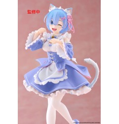 Re:Zero Starting Life in Another World Coreful - Statuette Rem Cat Maid Ver. Renewal 18 cm