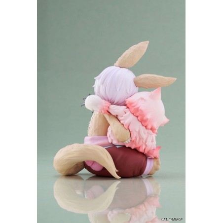 Made in Abyss : The Golden City of the Scorching Sun - Statuette Desktop Cute Figure Nanachi & Mitty Reissue 13 cm