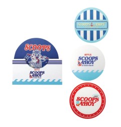 Stranger Things - Pack 4 sous-verres Stranger Things