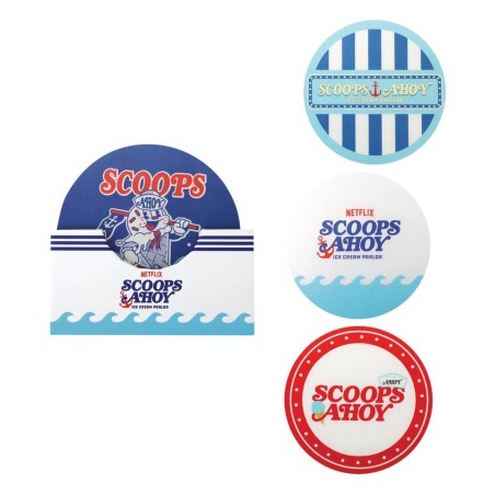 Stranger Things - Scoops Ahoy Coaster 4-Pack