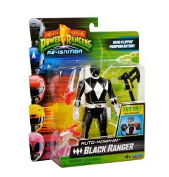 Power Rangers - Figurine Auto-Morphin Black Ranger 12 cm