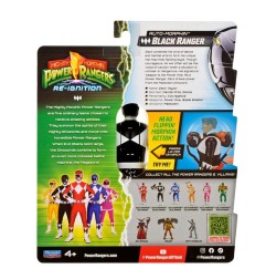 Power Rangers - Figurine Auto-Morphin Black Ranger 12 cm