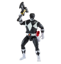 Power Rangers - Mighty Morphin  Action Figure Auto-Morphin Black Ranger 12 cm