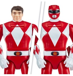 Power Rangers - Mighty Morphin  Action Figure Auto-Morphin Red Ranger 12 cm