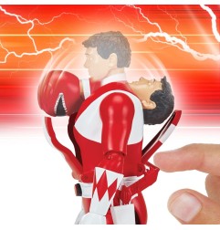 Power Rangers - Mighty Morphin  Action Figure Auto-Morphin Red Ranger 12 cm
