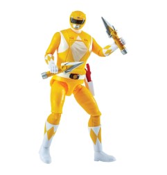 Power Rangers - Figurine Auto-Morphin Yellow Ranger 12 cm