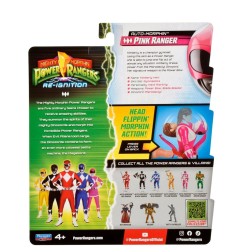 Power Rangers - Mighty Morphin  Action Figure Auto-Morphin Pink Ranger 12 cm