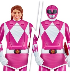 Power Rangers - Mighty Morphin  Action Figure Auto-Morphin Pink Ranger 12 cm