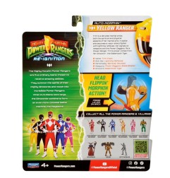 Power Rangers - Mighty Morphin  Action Figure Auto-Morphin Yellow Ranger 12 cm