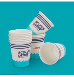 Stranger Things - Ensemble de 24 gobelets en papier Scoops Ahoy