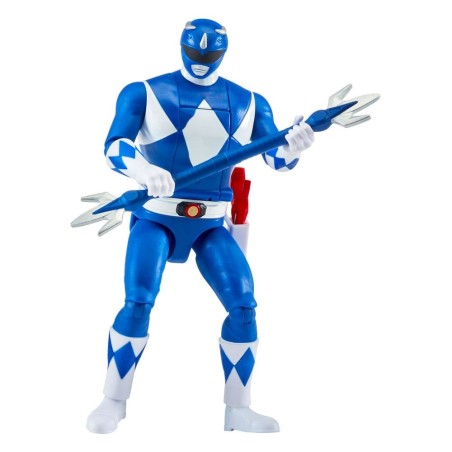 Power Rangers - Mighty Morphin  Action Figure Auto-Morphin Blue Ranger 12 cm