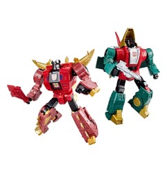 Transformers - Age of the Primes Leader Class Action Figure G2 Universe Dinobots Snarl & Slug 19 cm