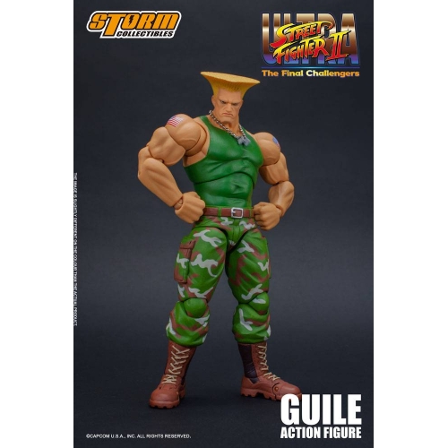 Street Fighter Ultra II : The Final Challengers - Figurine 1/12 Guile 16 cm
