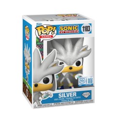 Sonic The Hedgehog - Figurine POP! Silver The Hedgehog (FL) 9 cm