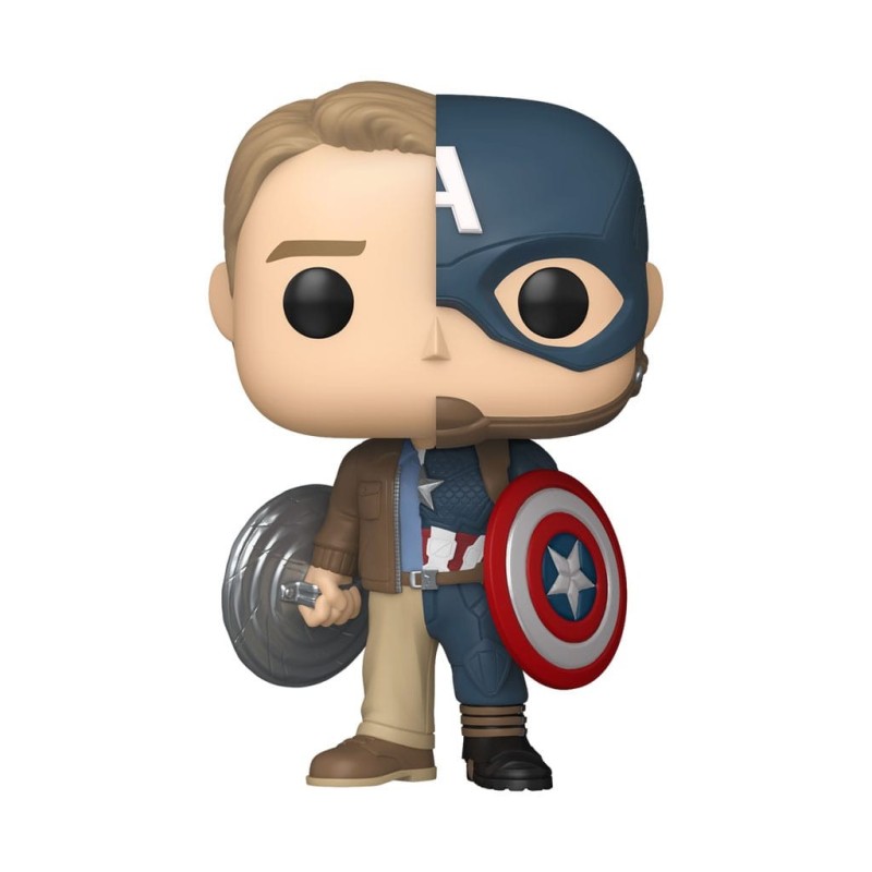 Marvel - POP! Vinyl Figure Split- Cap/Steve Exclusive 9 cm