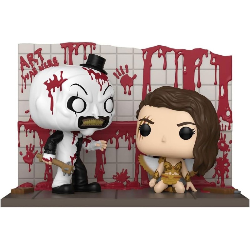 Terrifier 2 - Figurines POP! Moments Art vs Sienna 9 cm