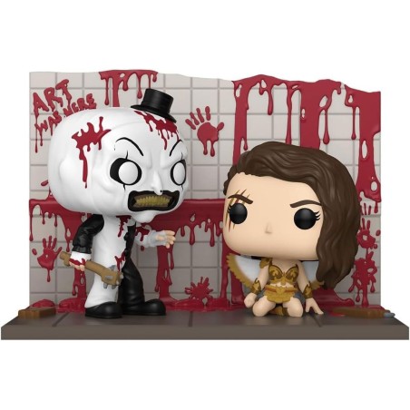 Terrifier - 2 POP Moments Vinyl Figures Art vs Sienna 9 cm