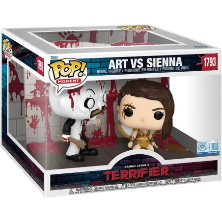 Terrifier - 2 POP Moments Vinyl Figures Art vs Sienna 9 cm
