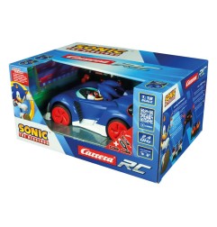 Sonic The Hedgehog - Voiture télécommandée RC 1/18 2,4GHz Sonic Performance