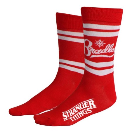 Stranger Things - Paire de Chaussettes Bradley's Big Buy Red 38-45