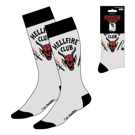 Stranger Things - Socks Hellfire Club White 38-45