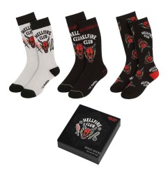 Stranger Things - Socks 3-Pack 38-45 Hellfire Club