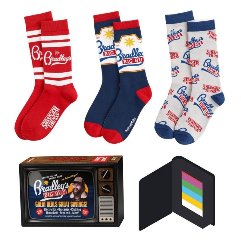 Stranger Things - Socks 3-Pack 38-45 Bradley's Big Buy