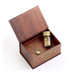 Harry Potter - Coffret cadeau Hermione retourneur de temps Collier et Boucles (Doré)