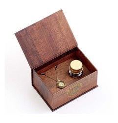 Harry Potter - Coffret cadeau Hermione retourneur de temps Collier et Boucles (Doré)