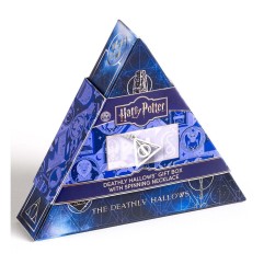 Harry Potter - Coffret cadeau Reliques de la Mort collier pendentif tournant (Argentée)