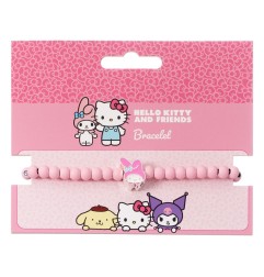 Hello Kitty - Bracelet perles roses avec breloque My Melody 21 cm