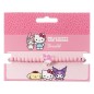 Hello Kitty - Bracelet pink beads with My Melody Charm 21 cm