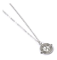 Harry Potter - Necklace Time Turner Charm (Silver Tone)
