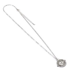 Harry Potter - Necklace Time Turner Charm (Silver Tone)